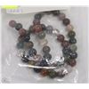 Image 1 : 14)NATURAL INDIA  AGATE AAA LOOSE BEADS 15" WORTH