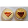 Image 1 : LOT OF 2 SUPERMAN COLORIZED TOKEN COINS