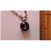 Image 1 : ROUND RAINBOW TOPAZ PENDANT & CHAIN