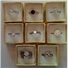 Image 1 : LOT OF 8 LADIES RINGS