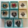 Image 1 : LOT OF 8 MENS RINGS