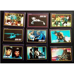 LOT OF 115 VINTAGE STAR TREK TRADING CARDS