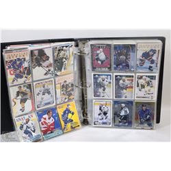 BINDER WITH 600+ HOCKEY CARDS INCL 6 ROOKIES, 3