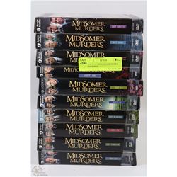 10 SETS OF MIDSOMER MURDERS DVD SERIES