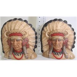 2 NATIVE WALL PLAQUES