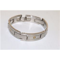 BIG BRAND STAINLESS STEEL W/ 18K YELLOW SOLID GOLD