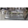 Image 1 : 72" X 30" STAINLESS STEEL PREP TABLE