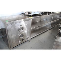 TOASTMASTER SERVICE TABLE WITH SHELVES