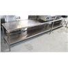 Image 1 : STAINLESS STEEL 10' SHELF