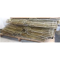 PALLET OF RACKS 4' EACH APPROX 24 QTY