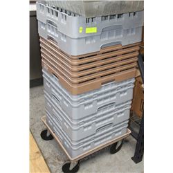DISH RACKS AND CART