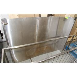 SS BACKSPLASH GUARD APPROX 5'X4'