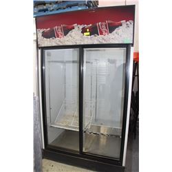 DOUBLE SLIDING COKE  COOLER BY COLDSTREAM