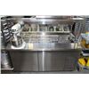 Image 1 : 5' REFRIGERATED PREP TABLE WITH INSERTS, CURVED