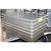 Image 1 : CAMBRO FULL SIZE 4" DEEP INSERTS STACK OF 6