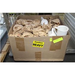 CASE OF 45 COFFEE MUGS