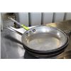Image 1 : THREE LARGE FRYING PANS
