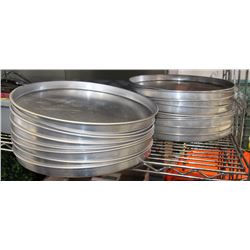 LARGE LOT OF PIZZA PANS