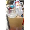 Image 1 : LOT OF CREAM JUGS & TUPPERWARE