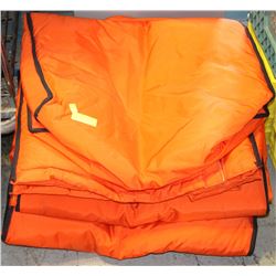 LOT OF 3 THERMAL TRAY CART COVERS