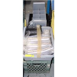 LOT OF 3 BOXES OF ASSORTED COFFEE CUPS, PLASTIC