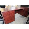 Image 1 : CHERRYWOOD 4 DRAWER OFFICE DESK 30'X60"X29"H
