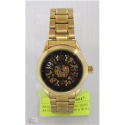 BIAOQI SKELETON DIAL AUTOMATIC MEN'S WATCH