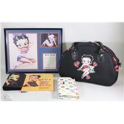 BOX W/BETTY BOOP COLLECTIBLES INCL.