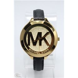 NEW MICHAEL KORS GOLD PLATED CASE WOMEN WATCH