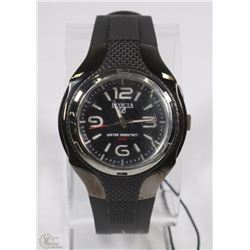 NEW INVICTA WITH LIGHT UNISEX BLACK WATCH