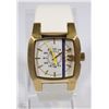 Image 6 : NEW DIESEL 37MM WHITE FACE UNISEX WATCH WHITE BAND