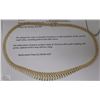 Image 1 : 14KT YELLOW GOLD LADIES FANCY CLEOPATRA NECKLACE
