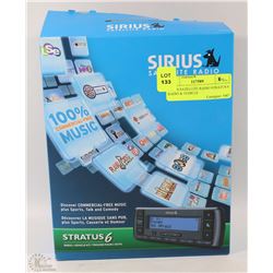 SIRIUS SATELLITE RADIO STRATUS 6 RADIO & VEHICLE