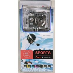 NEW HD 1080P SPORTS ACTION CAMERA WITH MOUNTS