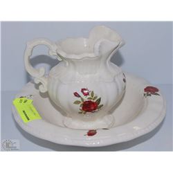 1975 HAND PAINTED MINI WASH BOWL SET