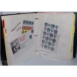 BINDER WITH ALL NEW STAMP COLLECTION FROM AS