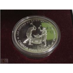 1988 IRONWORKS COMMEMORATIVE SILVER DOLLAR