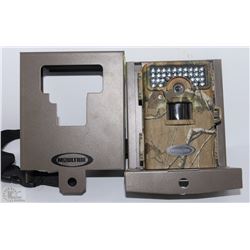 MOULTRIE TRAIL CAMERA WITH SD CARD IN METAL SAFETY