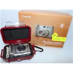CANON POWERSHOT A530 DIGITAL CAMERA WITH PELICAN