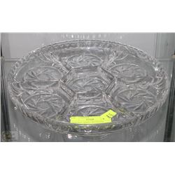 PINWHEEL SECTIONED APPETIZER DISH