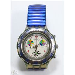 SWISS VINTAGE SWATCH TRIPLE CHRONO UNISEX WATCH