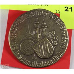 GERMAN NAZI SS SHOOTING CONTEST BADGE PIN