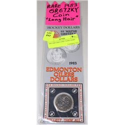 1983 GRETZKY COIN "LONG HAIR"