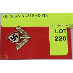 GERMAN NAZI RAD PIN
