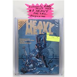 #1 HEAVY METAL MAGAZINE 1977 RARE