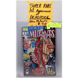 RARE 1ST APPEARANCE OF DEADPOOL NEW MUTANTS #98
