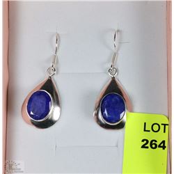 1)NATURAL SAPPHIRE ENHANCED .925 SOLID SILVER