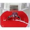 Image 1 : #17)NATURAL 6 RAY STAR RUBY .925 SILVER RING 7