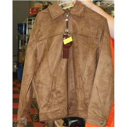 NEW EMPORIO ARMANI BROWN MEDIUM SUEDE JACKET