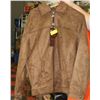 Image 1 : NEW EMPORIO ARMANI BROWN MEDIUM SUEDE JACKET